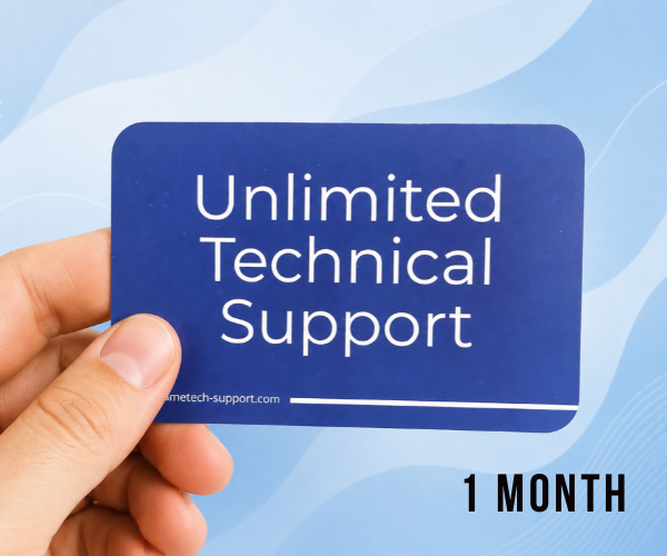 1 Month Free Technical Support Gift Card